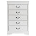 Louis Philippe - Five-drawer Chest - Simple Home Plus