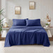 Twin Long Sheet Set - Navy - Simple Home Plus
