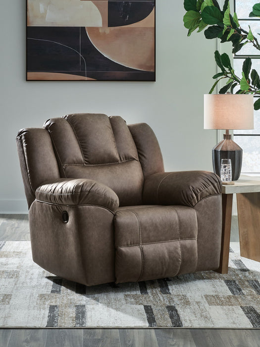 Lowilla - Rocker Recliner - Driftwood - Simple Home Plus
