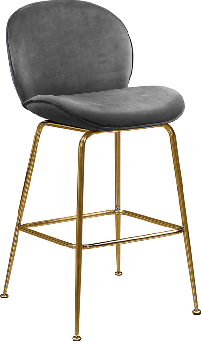Paris - Stool with Gold Legs (Set of 2) - Simple Home Plus