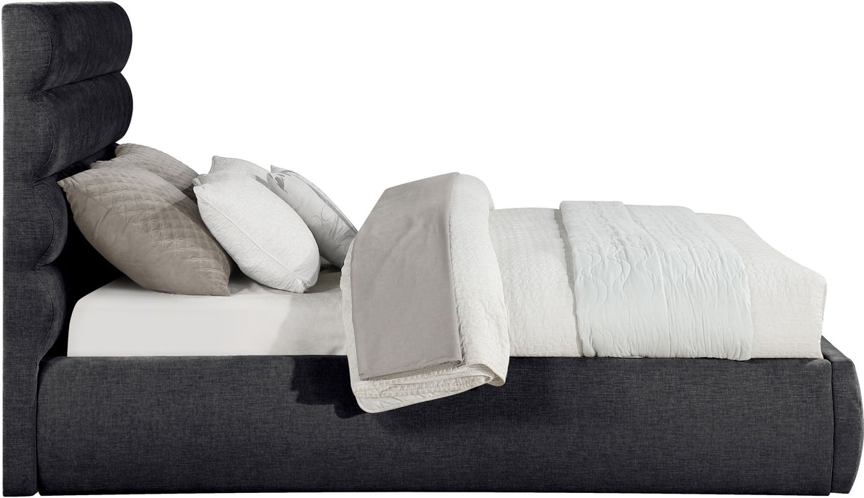 Adam - Chenille Fabric Bed With 52" Headboard - Simple Home Plus