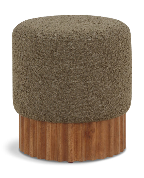Veranda - Ottoman / Stool With Brown Base - Simple Home Plus