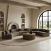 Avanti - Chenille Fabric Upholstered 3 Piece Modular Sectional - Simple Home Plus
