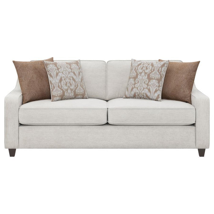 Christine - Upholstered Sloped Arm Sofa Set - Simple Home Plus