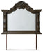 Maylee - Bedroom Mirror - Dark Brown - Simple Home Plus