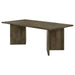Tyler - Solid Wood Dining Table - Mango Brown - Simple Home Plus