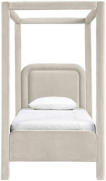 Salina - Velvet Upholstered Bed - Simple Home Plus
