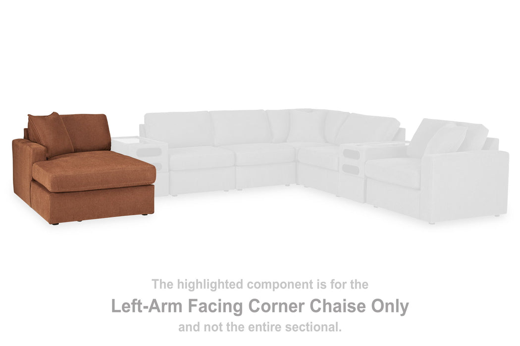 Modmax - Laf Corner Chaise - Spice - Simple Home Plus