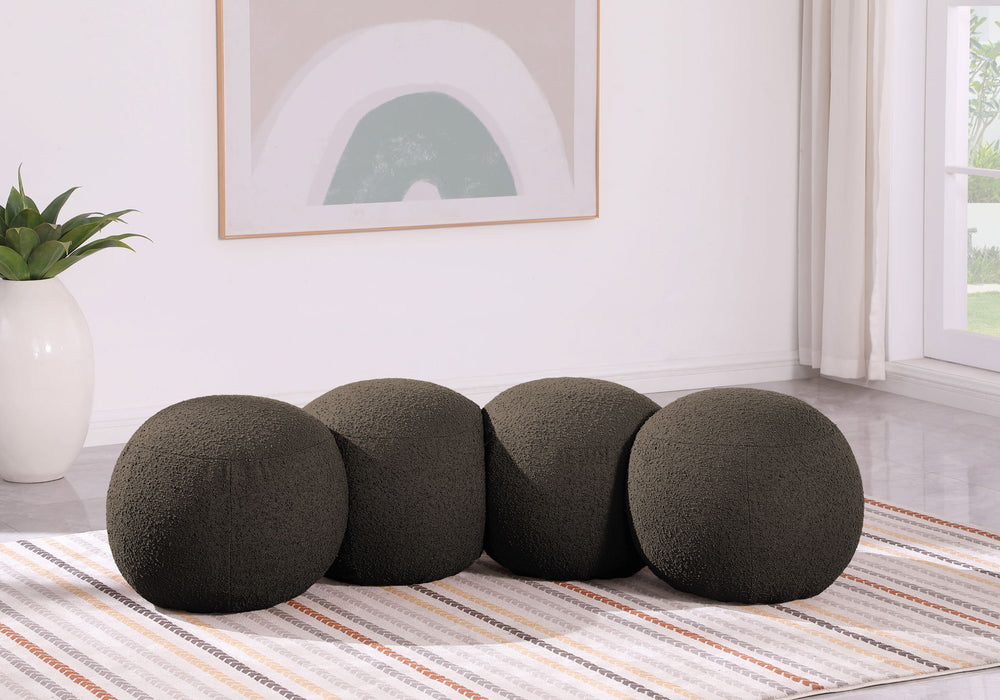 Apollo - Boucle Fabric Bench - Simple Home Plus