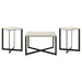 Tobin - Marble Top Coffee And End Table Set - Simple Home Plus
