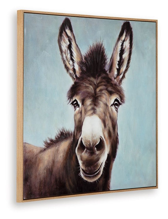 Landerton - Brown / Blue / White - Wall Art - Simple Home Plus