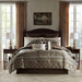 Zara - California King 16 Piece Complete Bedding Set With 2 Sheet Sets - Brown - Simple Home Plus