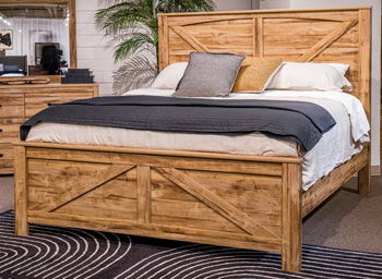 Maystonna - Crossbuck Panel Headboard - Simple Home Plus