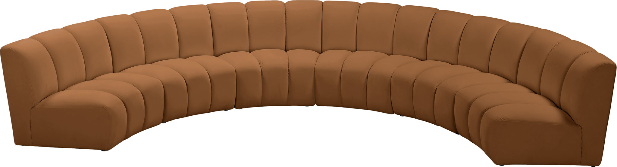 Infinity - 6 Piece Modular Sectional - Saddle - Simple Home Plus