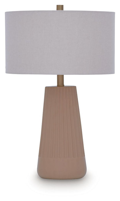 Dellner - Ceramic Table Lamp - Mocha - Simple Home Plus