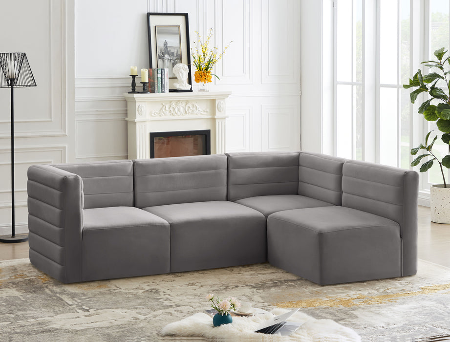Quincy - 4 Piece Modular Sectional - Simple Home Plus
