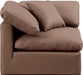 Indulge - Faux Leather Corner Chair - Simple Home Plus