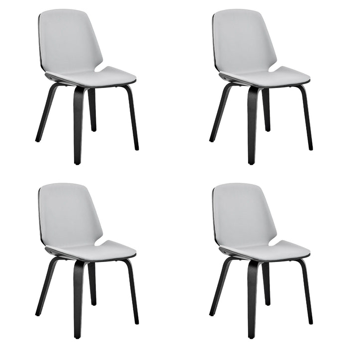 Brinley - Dining Room Accent Chair With Black Frame - Simple Home Plus