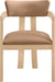 Lavrin - Vegan Leather Dining Arm Chair (Set of 2) - Natural Base - Simple Home Plus