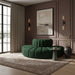 Arc - Boucle Fabric 4 Piece Modular Sofa - Simple Home Plus