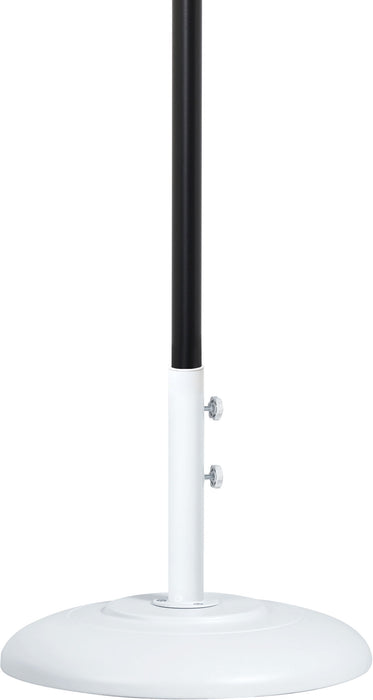 Amalfi - Patio Umbrella - White Base / Black Pole - Simple Home Plus