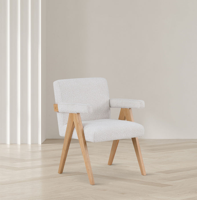 Woodloch - Accent Chair With Natural Frame - Simple Home Plus