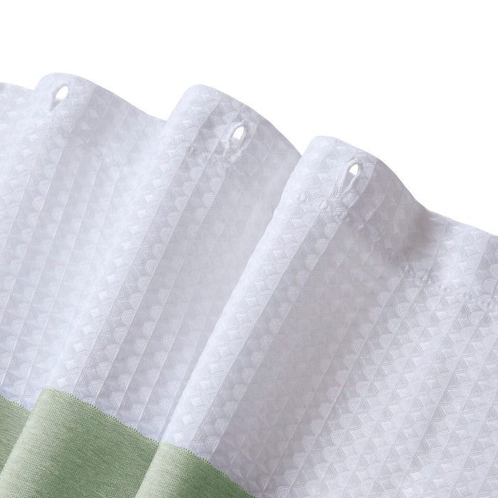Spa Waffle - 72" x 72" Shower Curtain With 3M Treatment - Sage Green - Simple Home Plus
