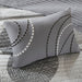 Knowles - Twin Complete Reversible Coverlet And Sheet Set - Gray - Simple Home Plus