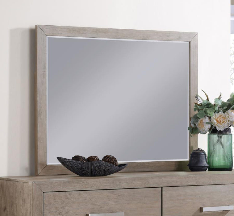 Kenora - Dresser Mirror - Barley Brown - Simple Home Plus