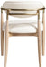 Riccio - Dining Arm Chair (Set of 2) - Natural And Gold Frame - Simple Home Plus