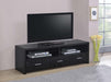 Alton - 3-drawer Black Oak TV Console - Simple Home Plus