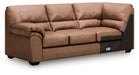 WillowBend - LAF Sofa With Corner Wedge - Caramel - Simple Home Plus