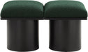 Pavilion - 2 Piece Modular Bench With Black Base - Simple Home Plus