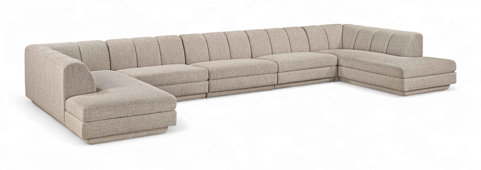 Modari - Sectional - Beige - Simple Home Plus