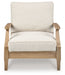 Carter Hall - Lounge Chair With Cushion - Beige - Simple Home Plus