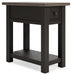 Tyler Creek - Black / Gray - Chair Side End Table - Simple Home Plus