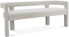 Athena - Boucle Fabric Bench - Simple Home Plus