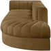 Rummi - Velvet Performance Fabric Upholstered 4 Piece Modular Sectional With Reverse Corner Chair - Simple Home Plus