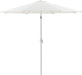 Fiji - Aluminum Patio Umbrella With Square Black And White Base - Simple Home Plus