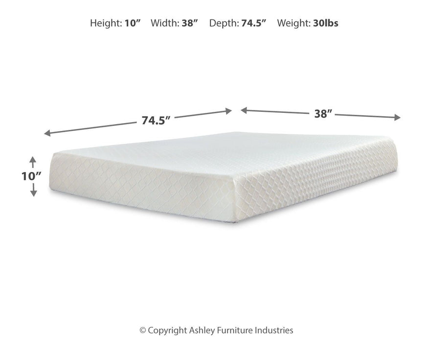 10 Inch Chime Memory Foam - Firm Memory Foam Mattress - Simple Home Plus