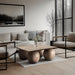 Fitch - Oak Veneer Coffee Table - 4 Legs - Simple Home Plus