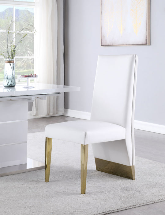 Porsha - Dining Chair (Set of 2) - Gold Base - Simple Home Plus