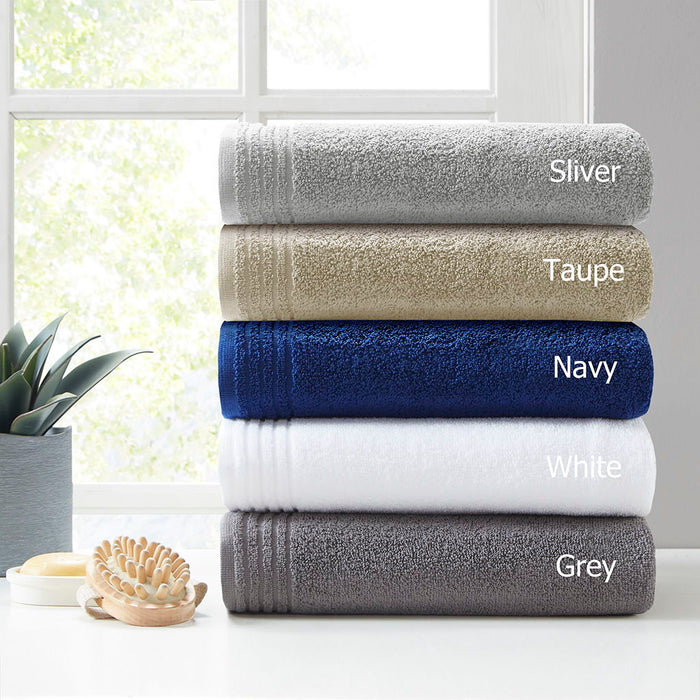 Big Bundle - Quick Dry 12 Piece Bath Towel Set - Navy