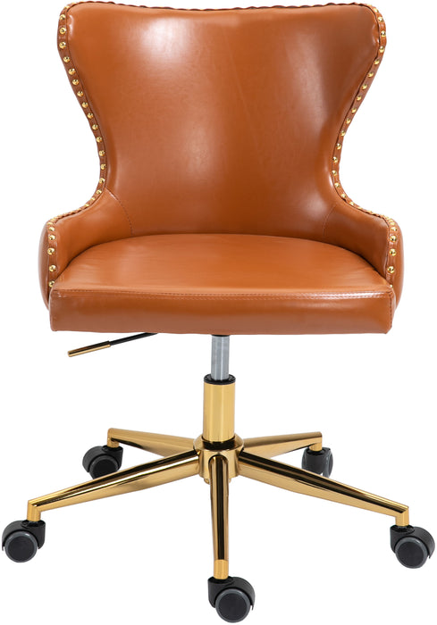 Hendrix - Office Chair with Gold Legs - Simple Home Plus