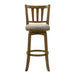 Wren - Modern Farmhouse Swivel Wood Bar Height Kitchen Bar Stool - Simple Home Plus