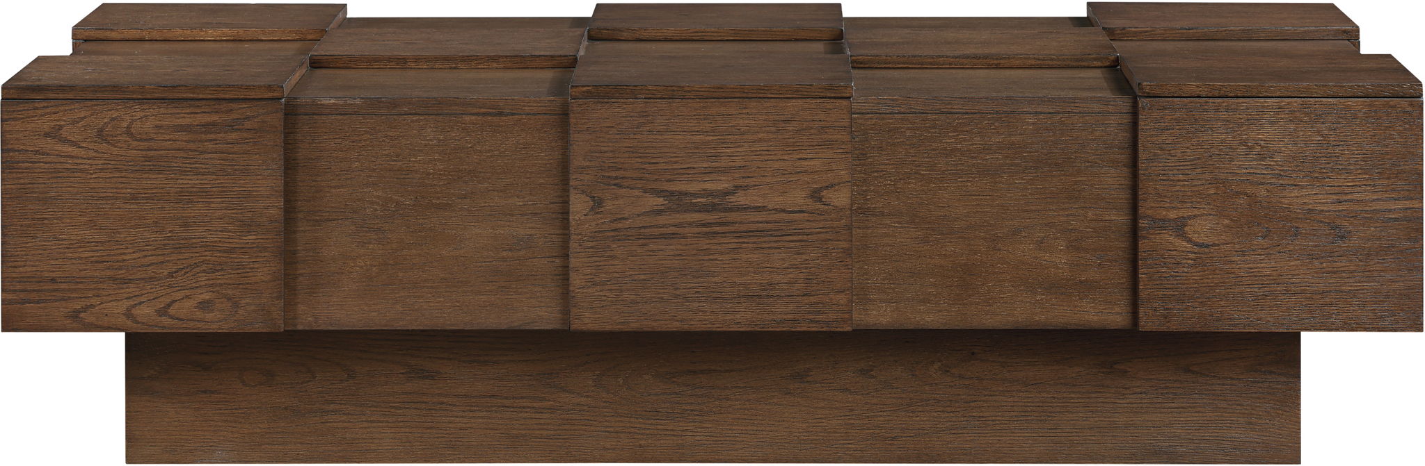 Anzio - Oak Veneer Coffee Table - Simple Home Plus