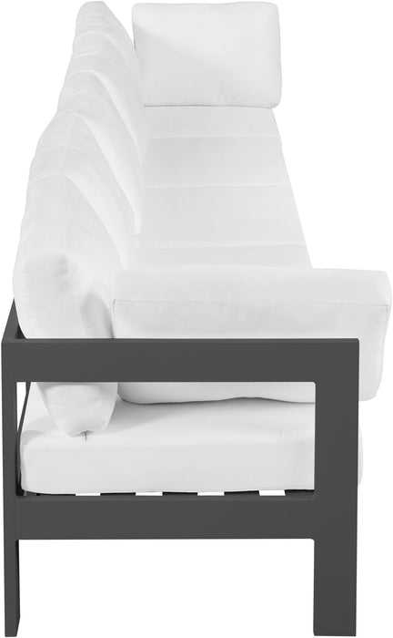 Nizuc - Outdoor Patio 5 Seat Modular Sofa With Gray Frame - Simple Home Plus