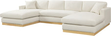Johanna - 3 Piece Sectional - Natural Base - Simple Home Plus