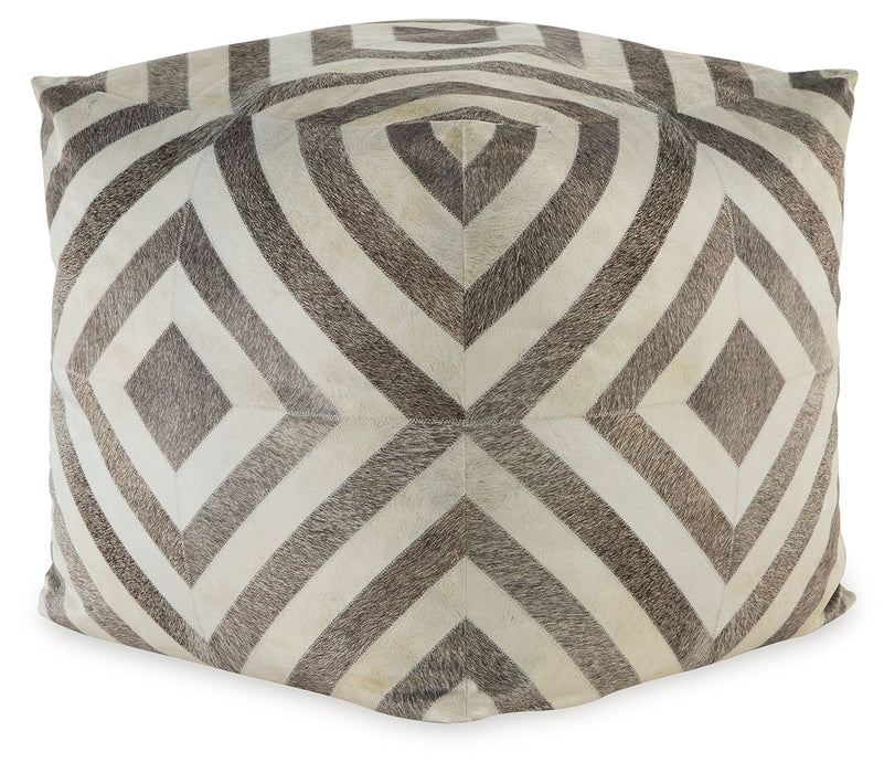 Hartselle - Brown - Pouf - Simple Home Plus