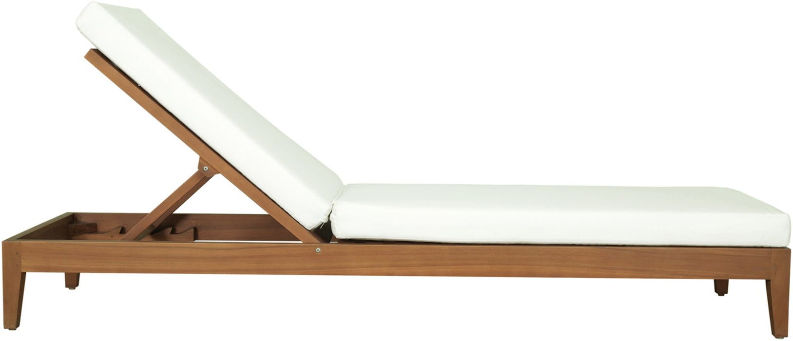Mirella - Water Resistant Fabric Upholstered Outdoor Patio Chaise Lounge - Simple Home Plus